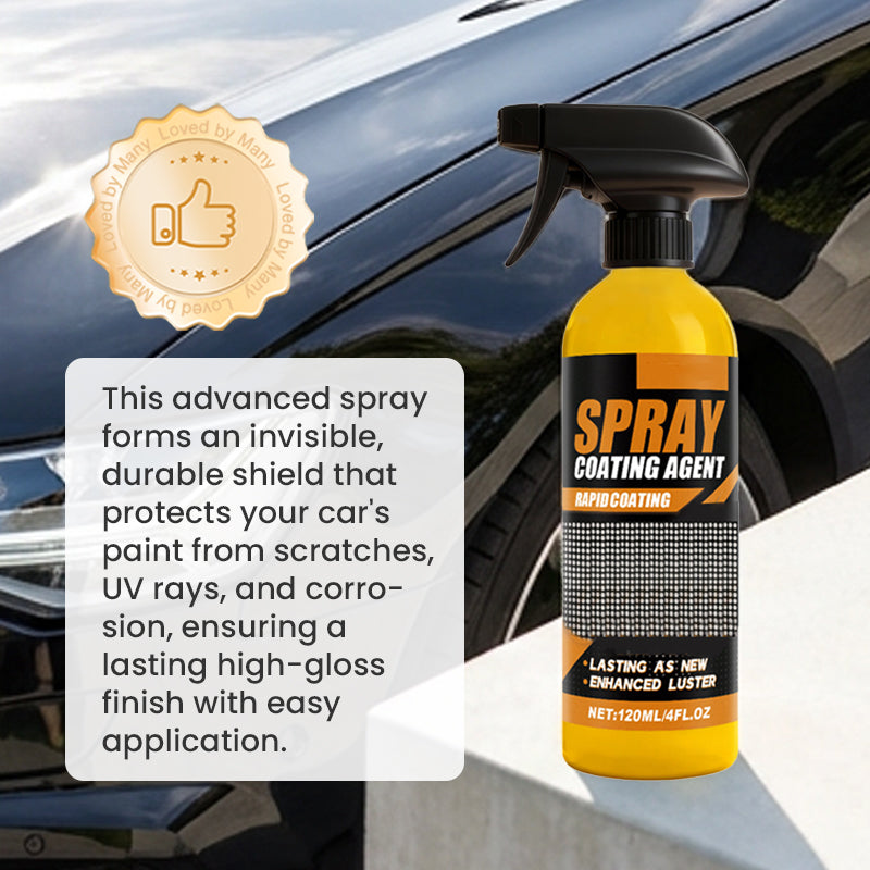 🚗 Instant Car Shine & Protective Coating Spray ✨ Restore Your Car’s Showroom Shine⏳