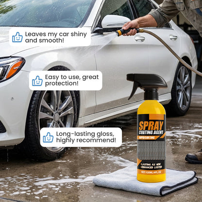 🚗 Instant Car Shine & Protective Coating Spray ✨ Restore Your Car’s Showroom Shine⏳