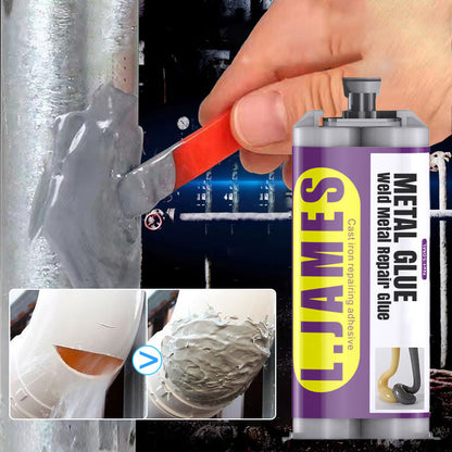 🔥Hot Sale 48% OFF🔥 Metal Weld Repair Glue – 2-Part Epoxy, Waterproof, Heat-Resistant, Drillable 🔧