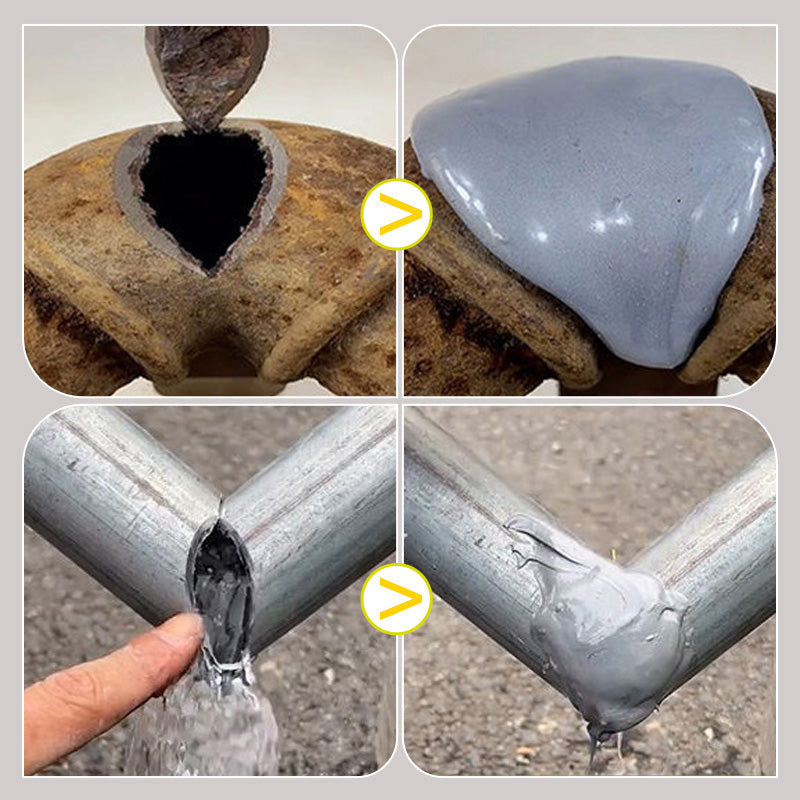 🔥Hot Sale 48% OFF🔥 Metal Weld Repair Glue – 2-Part Epoxy, Waterproof, Heat-Resistant, Drillable 🔧