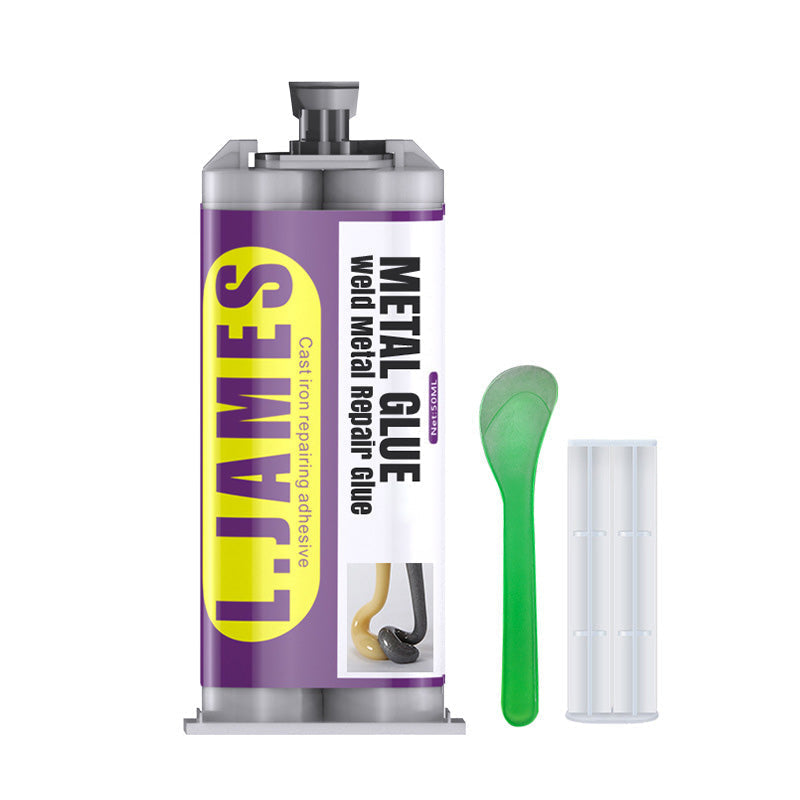 🔥Hot Sale 48% OFF🔥 Metal Weld Repair Glue – 2-Part Epoxy, Waterproof, Heat-Resistant, Drillable 🔧