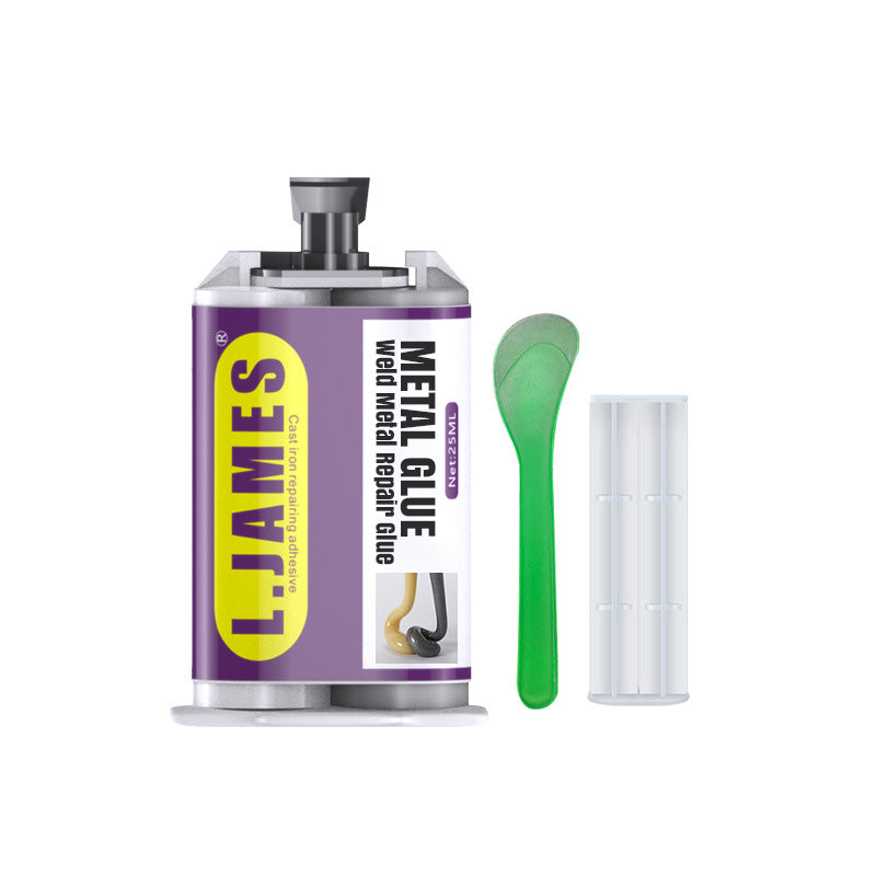 🔥Hot Sale 48% OFF🔥 Metal Weld Repair Glue – 2-Part Epoxy, Waterproof, Heat-Resistant, Drillable 🔧