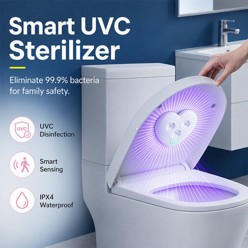 Last Week♥The 2nd Only ￡5.99♥Smart UVC Toilet Sterilizer Light