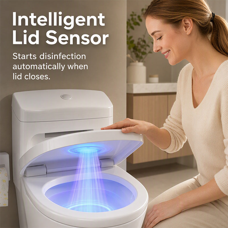 Last Week♥The 2nd Only ￡5.99♥Smart UVC Toilet Sterilizer Light