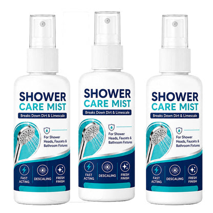 🚿✨Fast-Acting Shower Limescale Remover Spray – Dissolves stubborn mineral deposits & hard water stains. Restores water flow & shine – just spray & wipe! 🧼💪