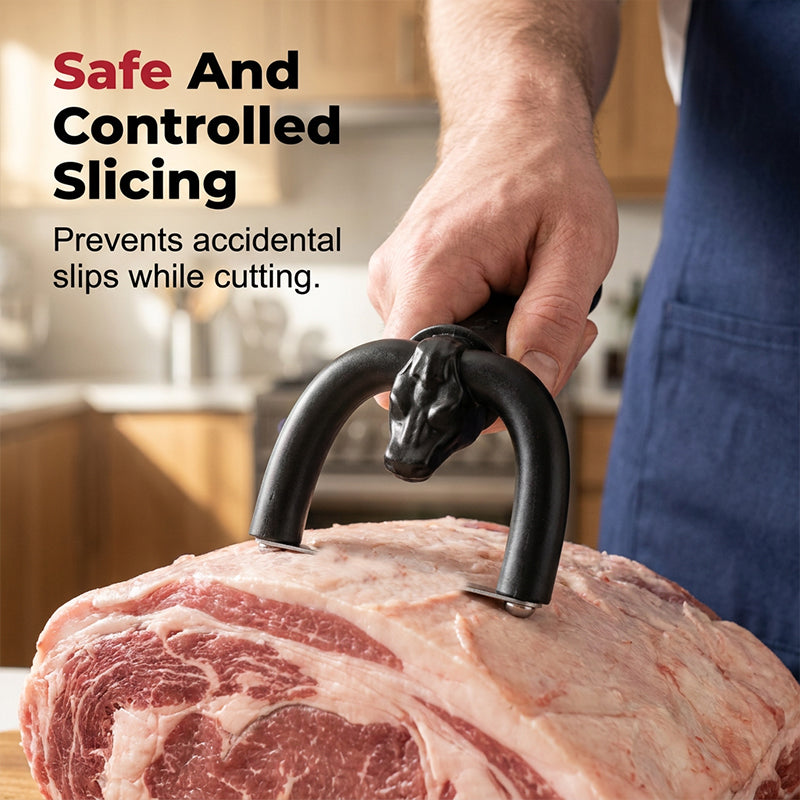 🔥 30% OFF! 🥩 Handheld Fat Trimmer for Beef & Pork, Portable Meat Fat Remover Tool, Easy Brisket Trimming BBQ Kitchen Gadget