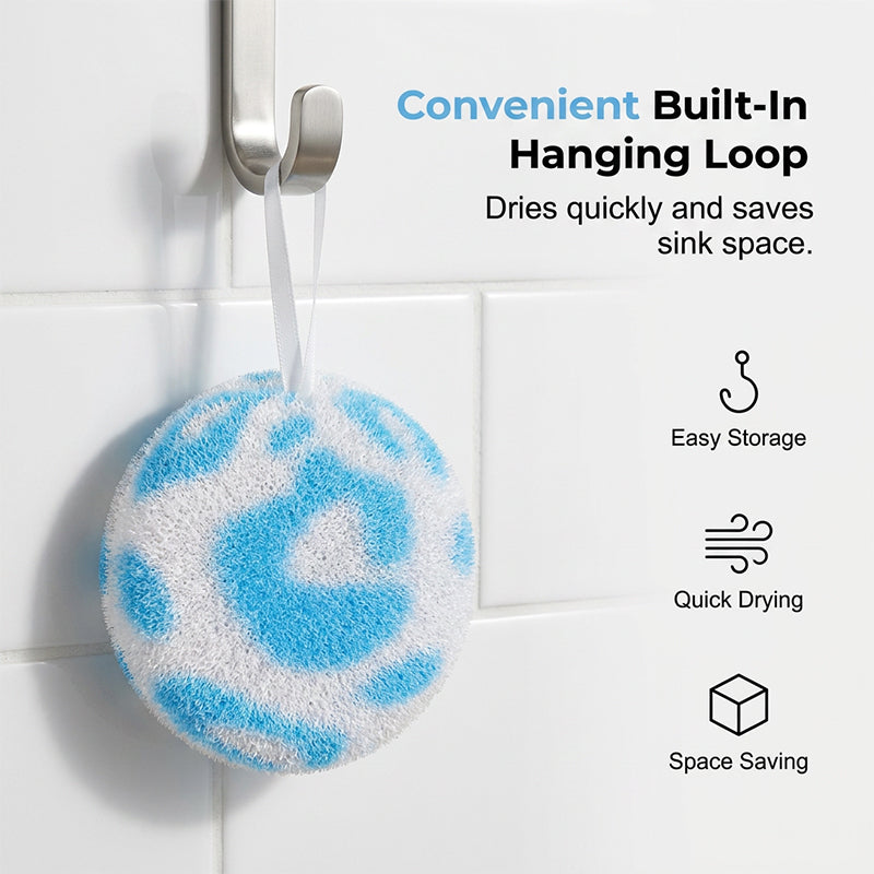 🔥🧽Spherical Kitchen Scrubber for Tough Everyday Messes