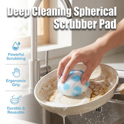 🔥🧽Spherical Kitchen Scrubber for Tough Everyday Messes