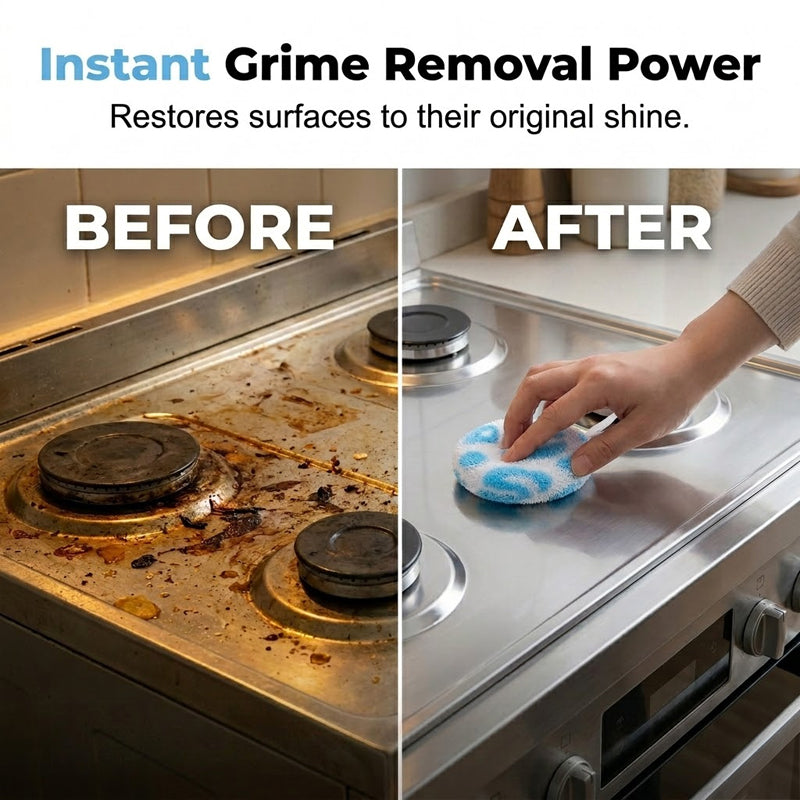 🔥🧽Spherical Kitchen Scrubber for Tough Everyday Messes