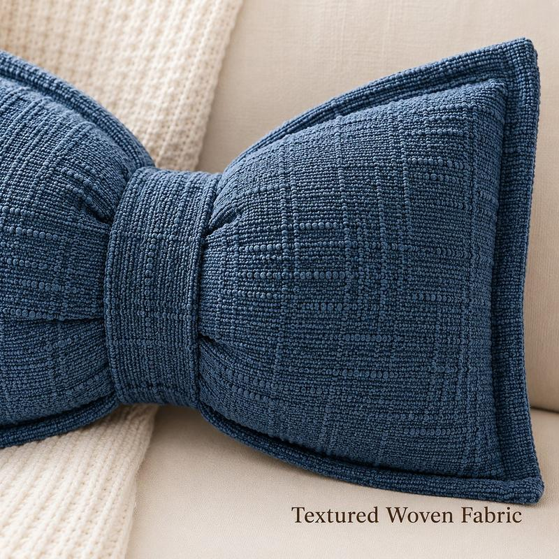 📢📢50% OFF !! ⏰Soft Chenille Bow-Shaped Throw Pillow