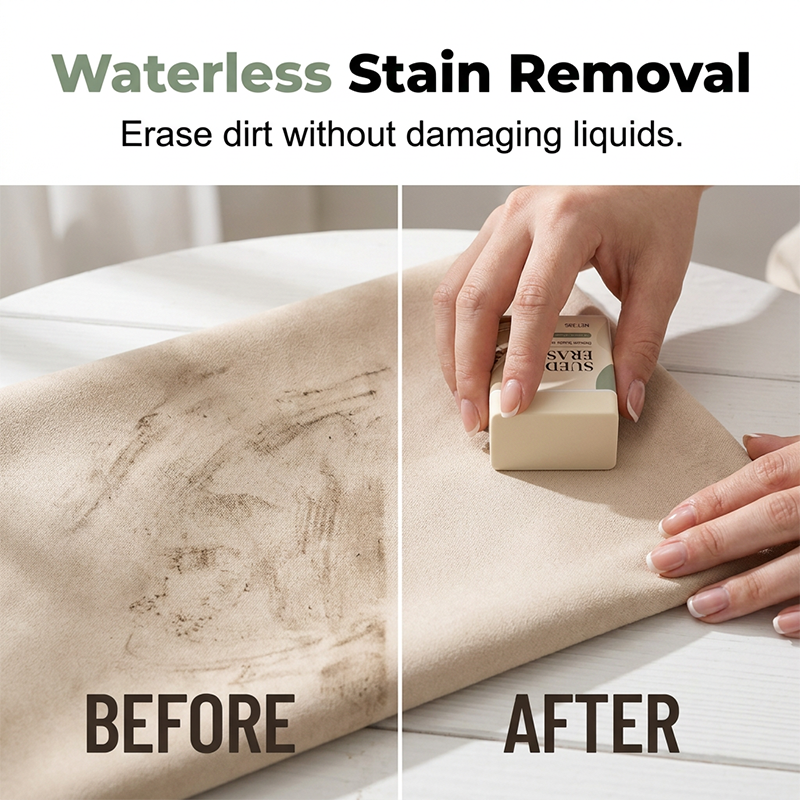 🧽👢 Suede & Nubuck Eraser – Easy Dirt & Scuff Removal(2-Pack)✅🍀