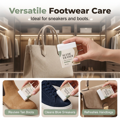 🧽👢 Suede & Nubuck Eraser – Easy Dirt & Scuff Removal(2-Pack)✅🍀