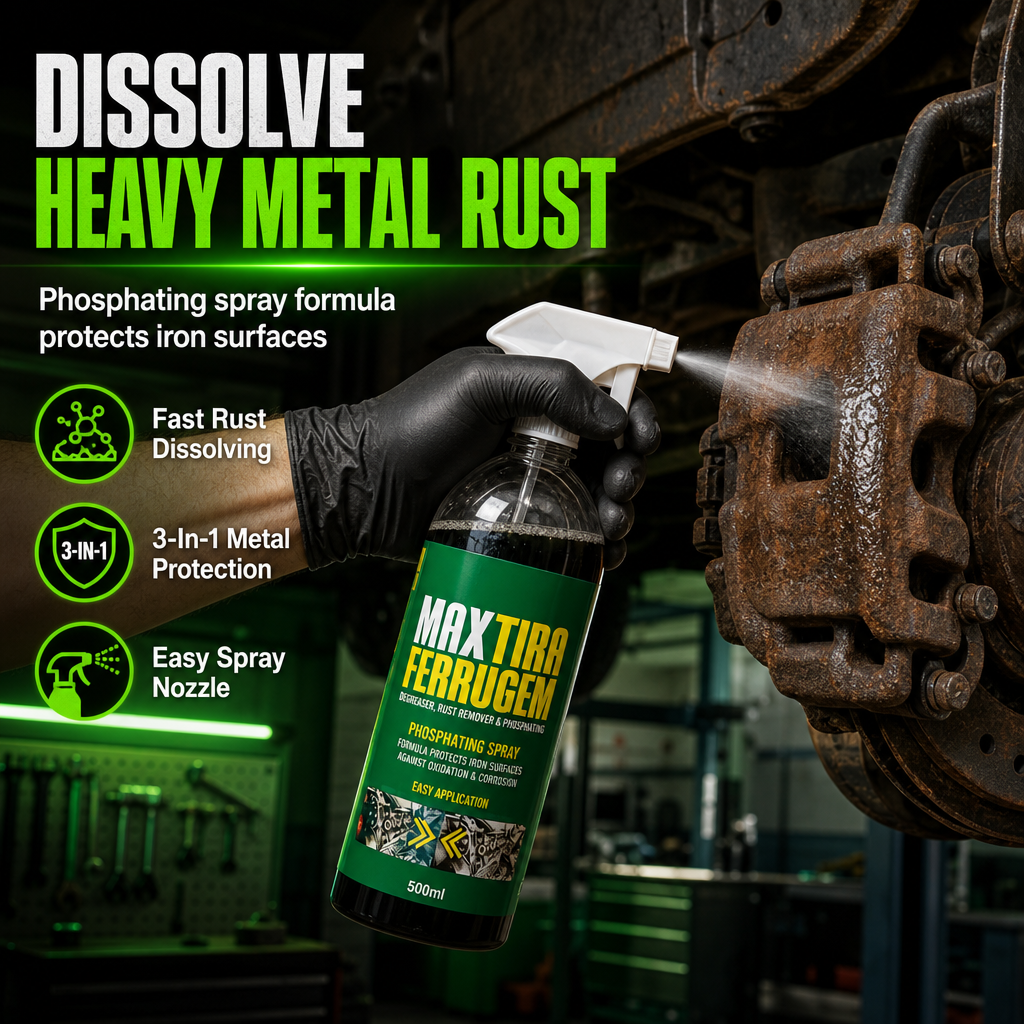 3 in 1 Rust Remover & Phosphating Agent – Degrease, Remove Rust, Anti-Rust🍀