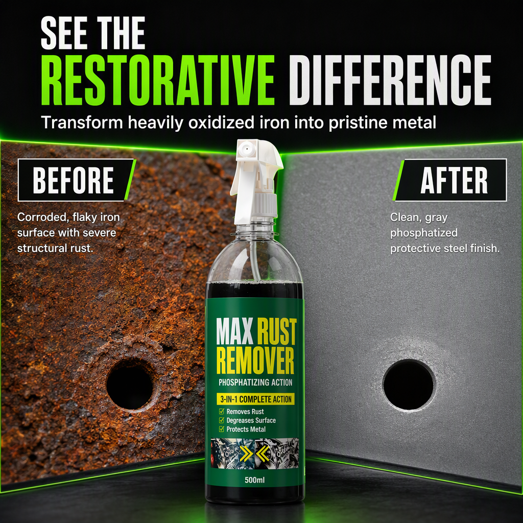 3 in 1 Rust Remover & Phosphating Agent – Degrease, Remove Rust, Anti-Rust🍀