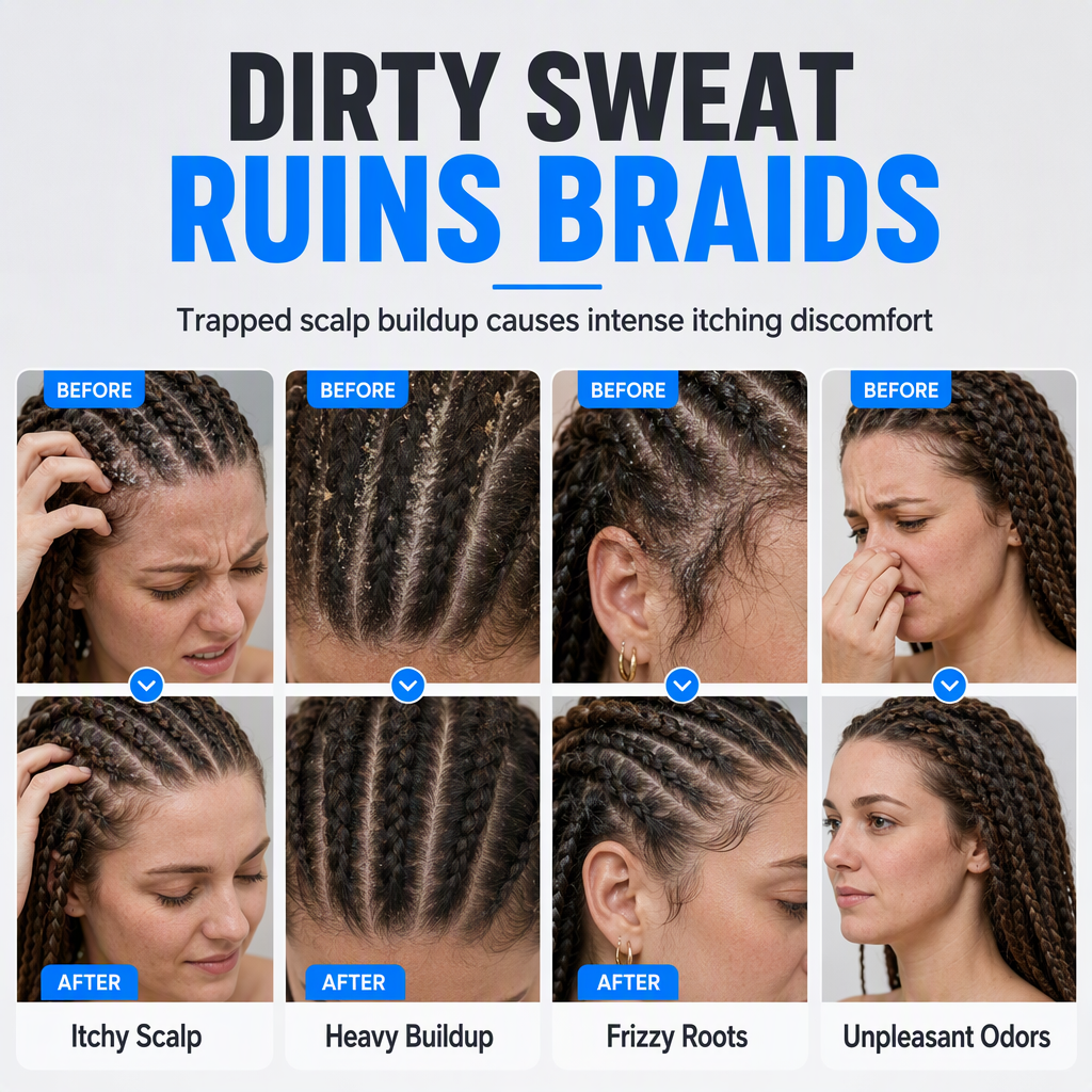 🧴50% OFF NOW!Waterless Cleansing Mousse for Dreadlocks and Braids⏳