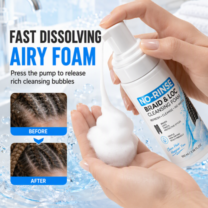 🧴50% OFF NOW!Waterless Cleansing Mousse for Dreadlocks and Braids⏳