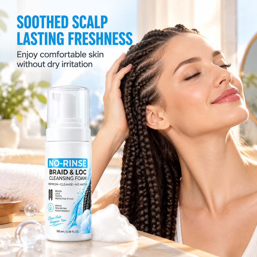 🧴50% OFF NOW!Waterless Cleansing Mousse for Dreadlocks and Braids⏳