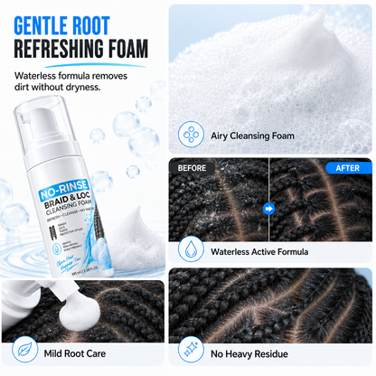 🧴50% OFF NOW!Waterless Cleansing Mousse for Dreadlocks and Braids⏳