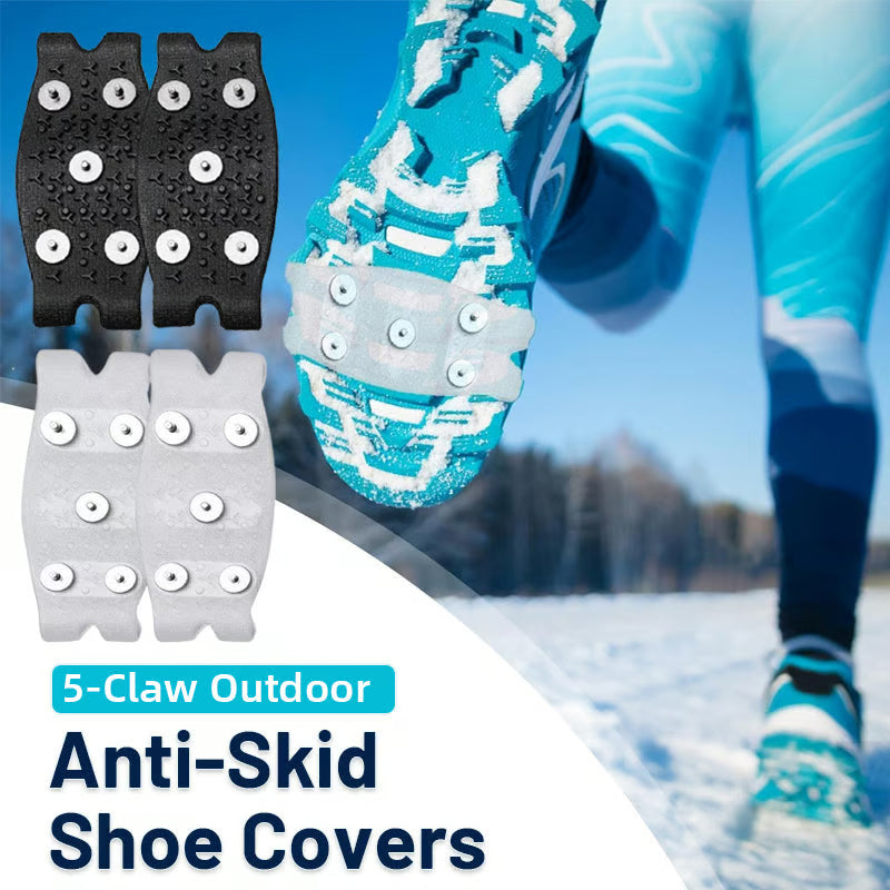 🧊👣 Anti-Slip Shoe Grips – Better Traction on Ice & Snow🍀