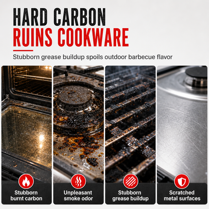 Oven and Grill Cleaning Paste for Tough Grease Removal⏳