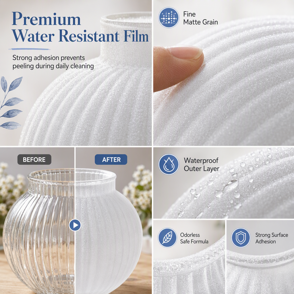 Glass Vase DIY Frosted Paint⏳