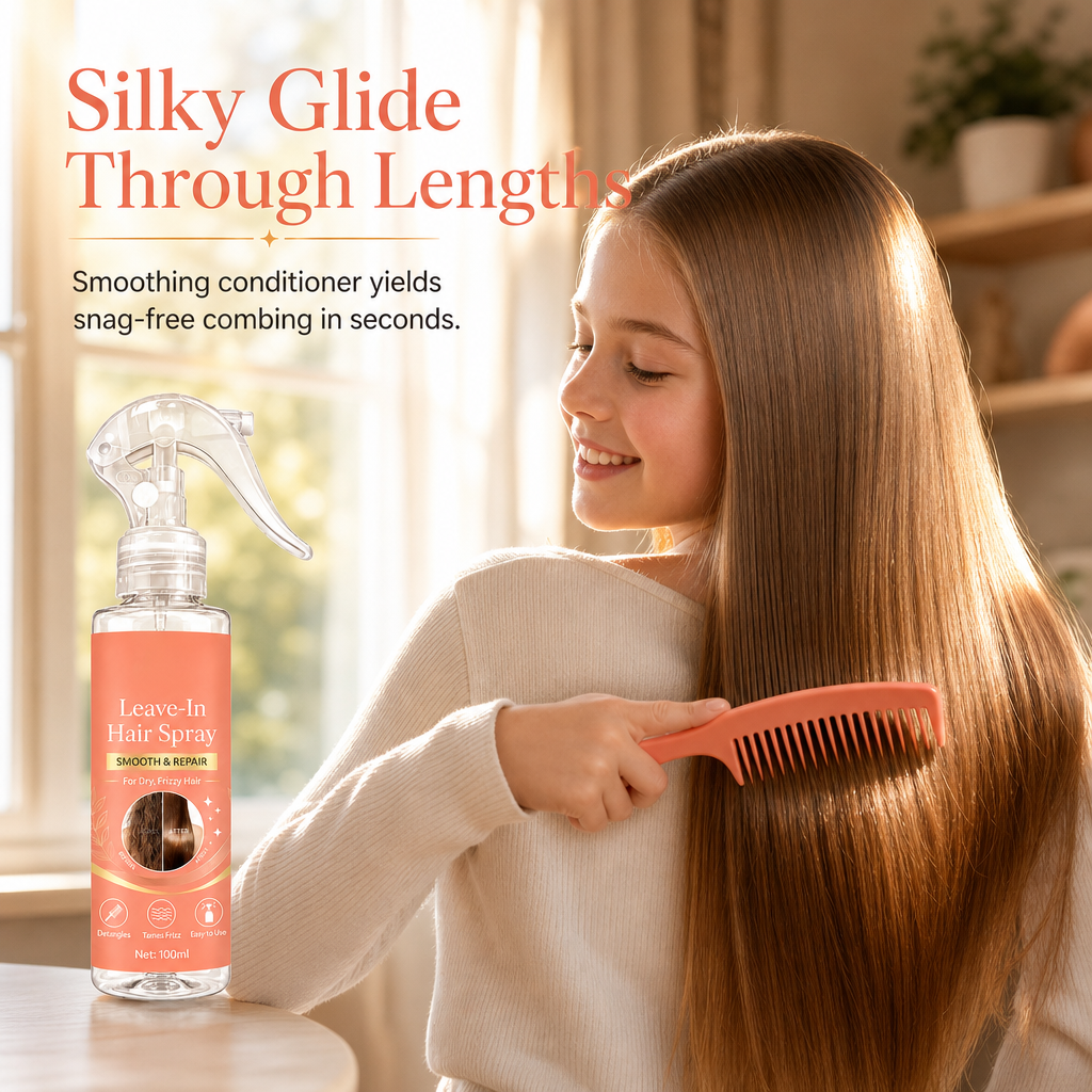 Smoothing and Repair Leave-In Hair Spray for Dry Frizzy and Tangled Hair 100ml⏳