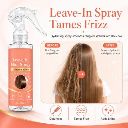 Smoothing and Repair Leave-In Hair Spray for Dry Frizzy and Tangled Hair 100ml⏳