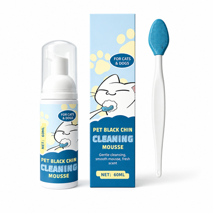 🐱🫧 Cat Chin Cleaning Mousse – Removes Dirt & Oily Buildup🍀