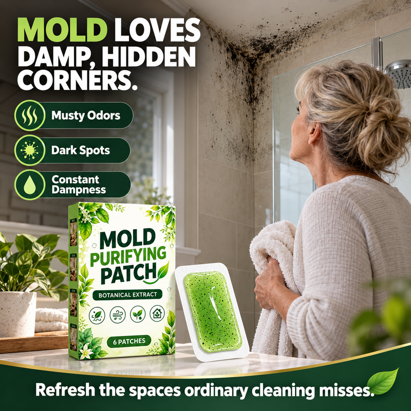 🧪50% OFF NOW! 6Pcs Mold Purifying Patches – Botanical Mildew Removal Pads🍀