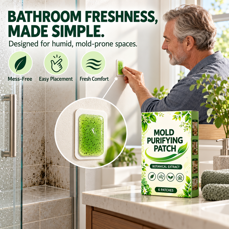 🧪50% OFF NOW! 6Pcs Mold Purifying Patches – Botanical Mildew Removal Pads🍀