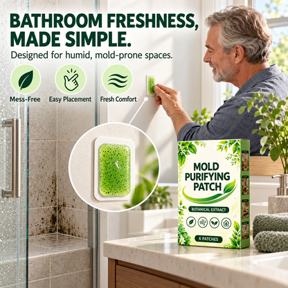 🧪50% OFF NOW! 6Pcs Mold Purifying Patches – Botanical Mildew Removal Pads🍀