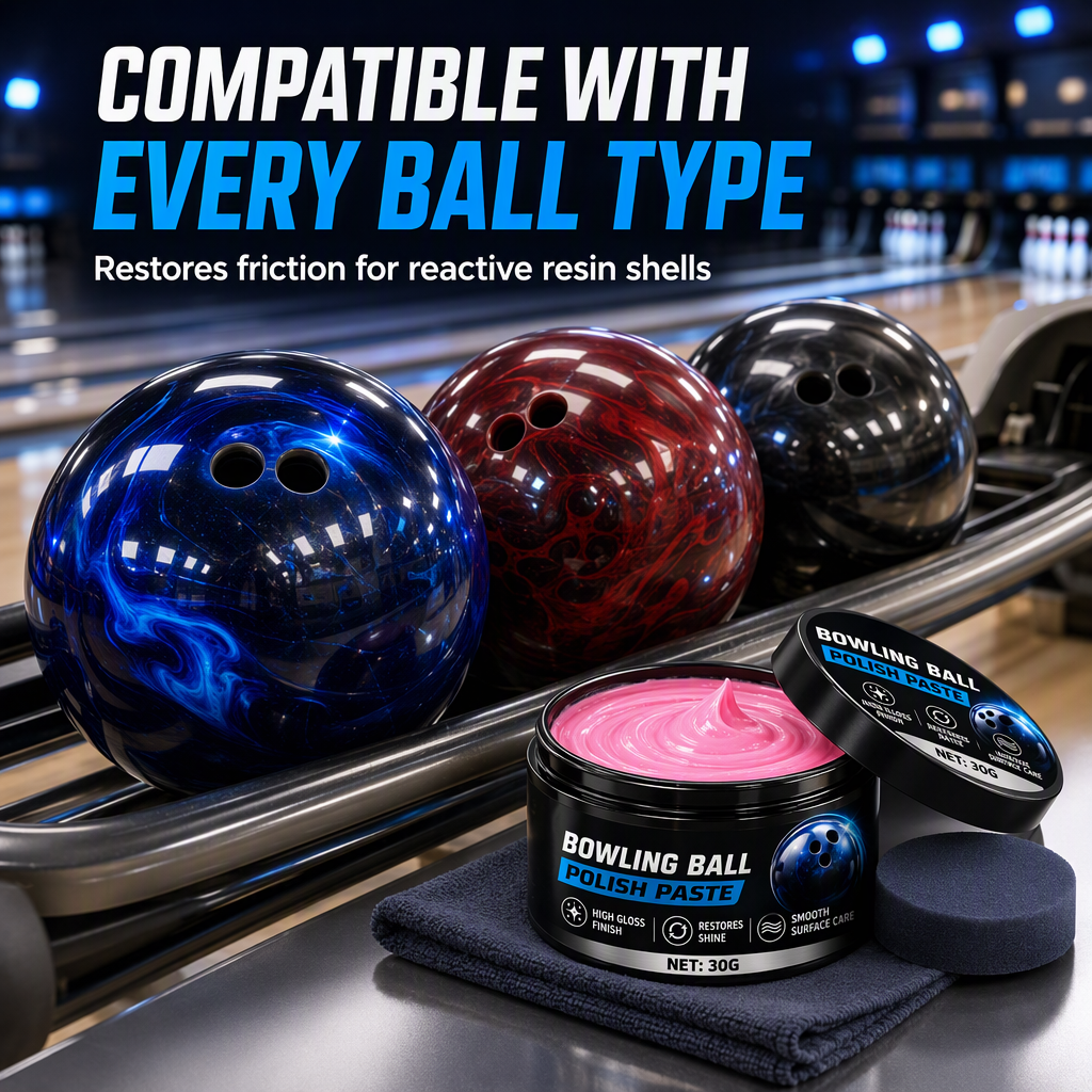 Bowling Ball Polishing Paste for Surface Gloss Restoration