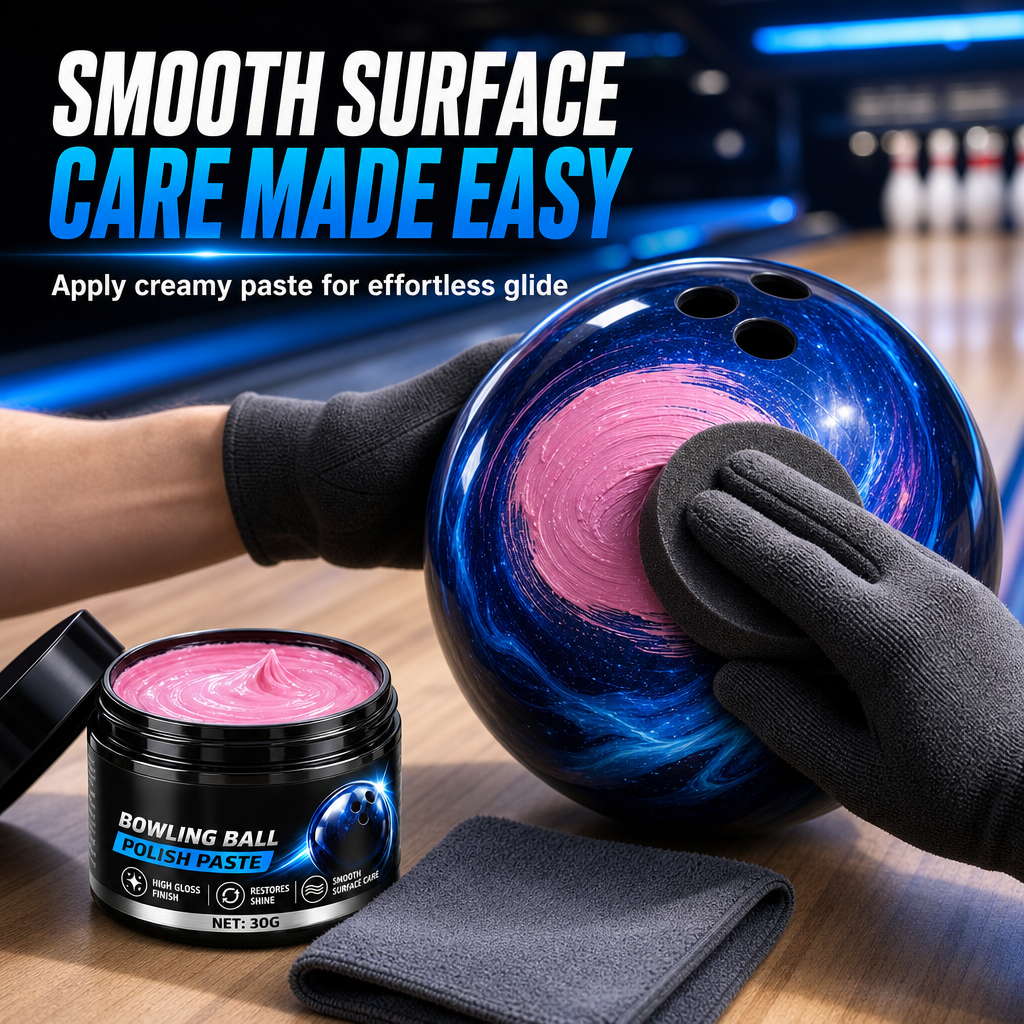 Bowling Ball Polishing Paste for Surface Gloss Restoration