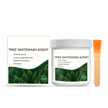 🌳🖌️ Tree Trunk Whitewash – Brush-On Bark Protection🍀