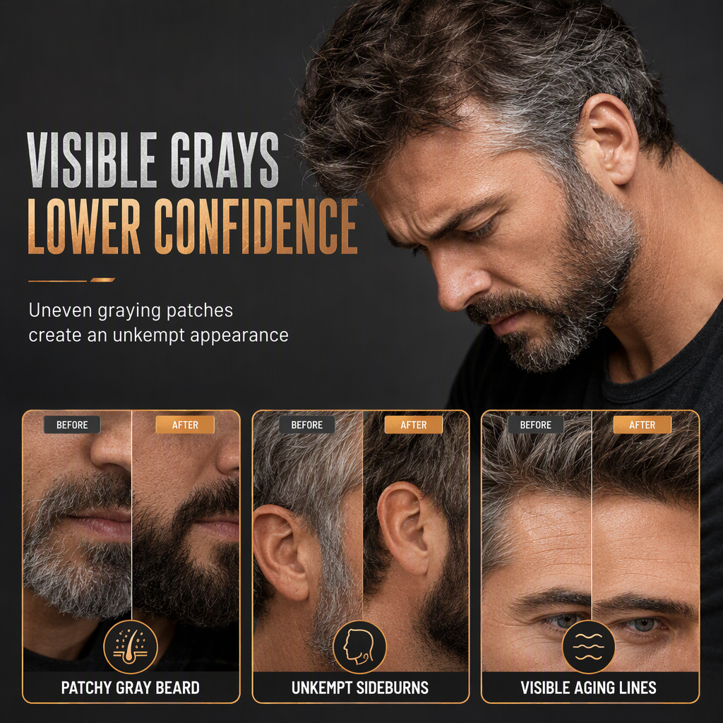 Men's Hair and Beard Dye Spray⏳