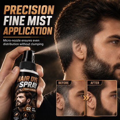 Men's Hair and Beard Dye Spray⏳