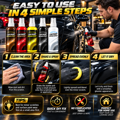 🎁🔥Available in multiple colors——Car Scratch Repair Spray for Minor Scratches and Quick Touch Up🍀