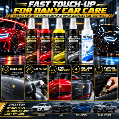 🎁🔥Available in multiple colors——Car Scratch Repair Spray for Minor Scratches and Quick Touch Up🍀