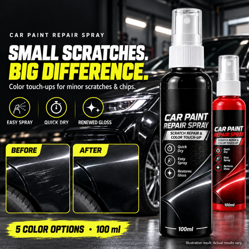 🎁🔥Available in multiple colors——Car Scratch Repair Spray for Minor Scratches and Quick Touch Up🍀