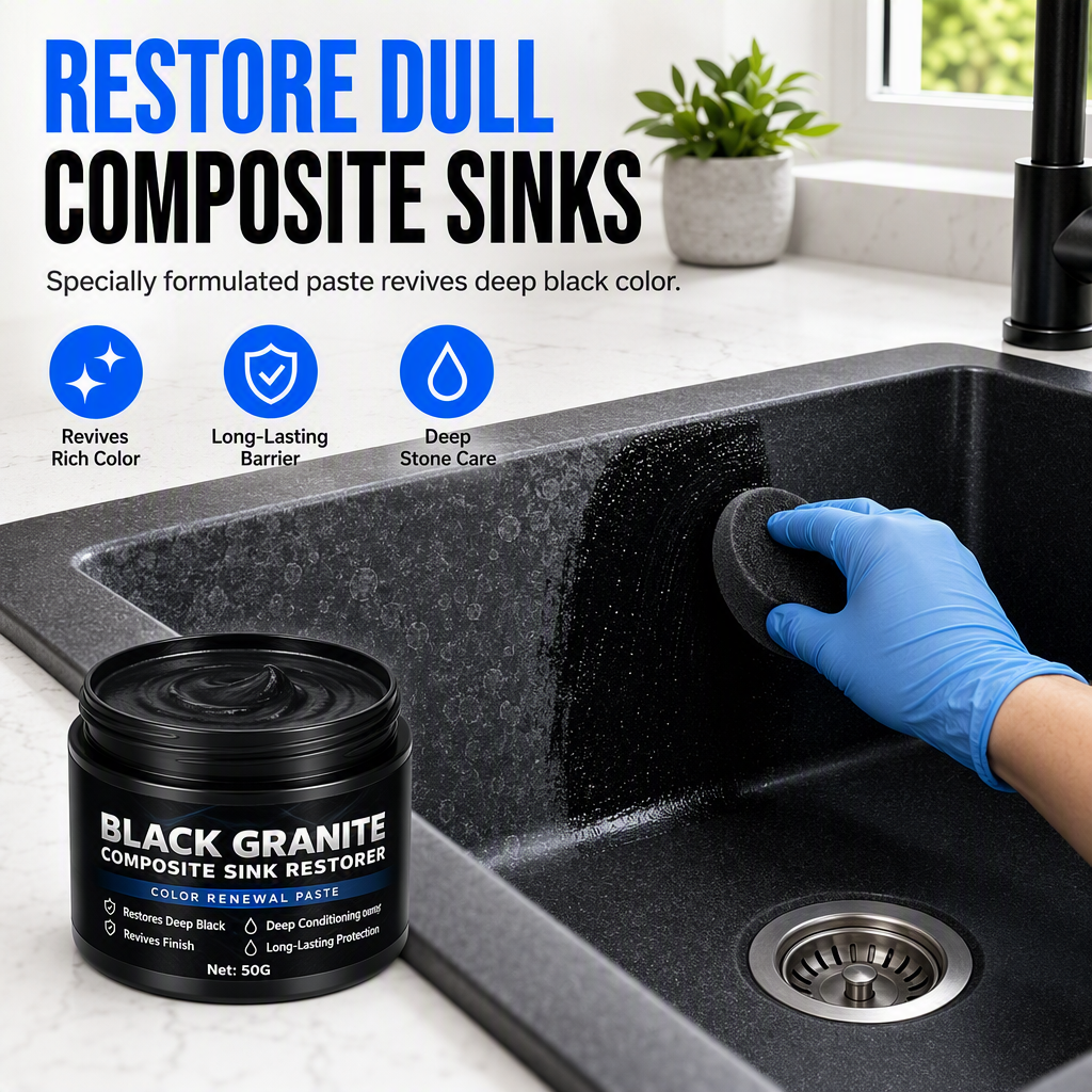 🖤✨ Black Sink Restorer – Bring Back the Deep Black Shine!🍀