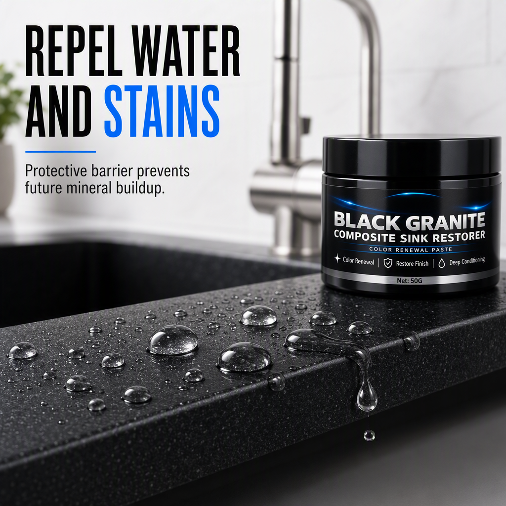 🖤✨ Black Sink Restorer – Bring Back the Deep Black Shine!🍀