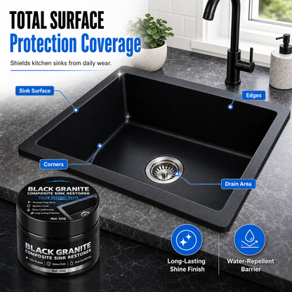 🖤✨ Black Sink Restorer – Bring Back the Deep Black Shine!🍀