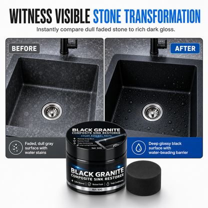 🖤✨ Black Sink Restorer – Bring Back the Deep Black Shine!🍀