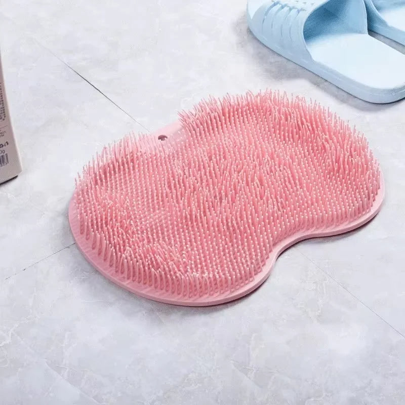 🔥LAST DAY 50% OFF🫧Silicone Shower Foot Scrubber Mat with Wall