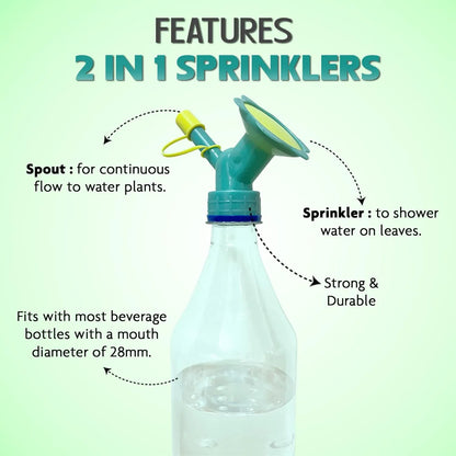 🌿LAST DAY SALE 60%OFF💧Plant Watering Bottle Sprinkler Cap-6pcs