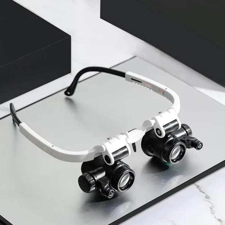 🔍👓 LED magnifying glasses – 23x magnification 💡✨ bright & hands-free. Ideal for precision work, soldering, and crafting. Save 50% now!